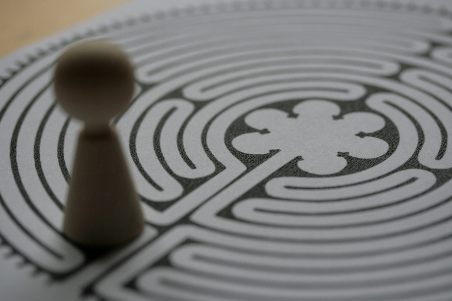 CLARI³ - Coaching - Ein Labyrinth, das häufig als Hilfsmittel zur Meditation und spirituellen Besinnung genutzt wird.